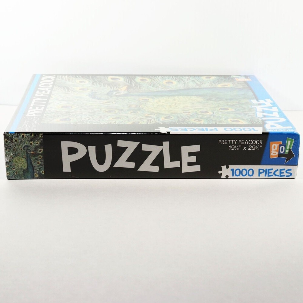 Susan Winget Pretty Peacock Jigsaw Puzzle NEW Sealed 1000 pieces 19.6 x 29.5 Go! - Picture 6 of 7